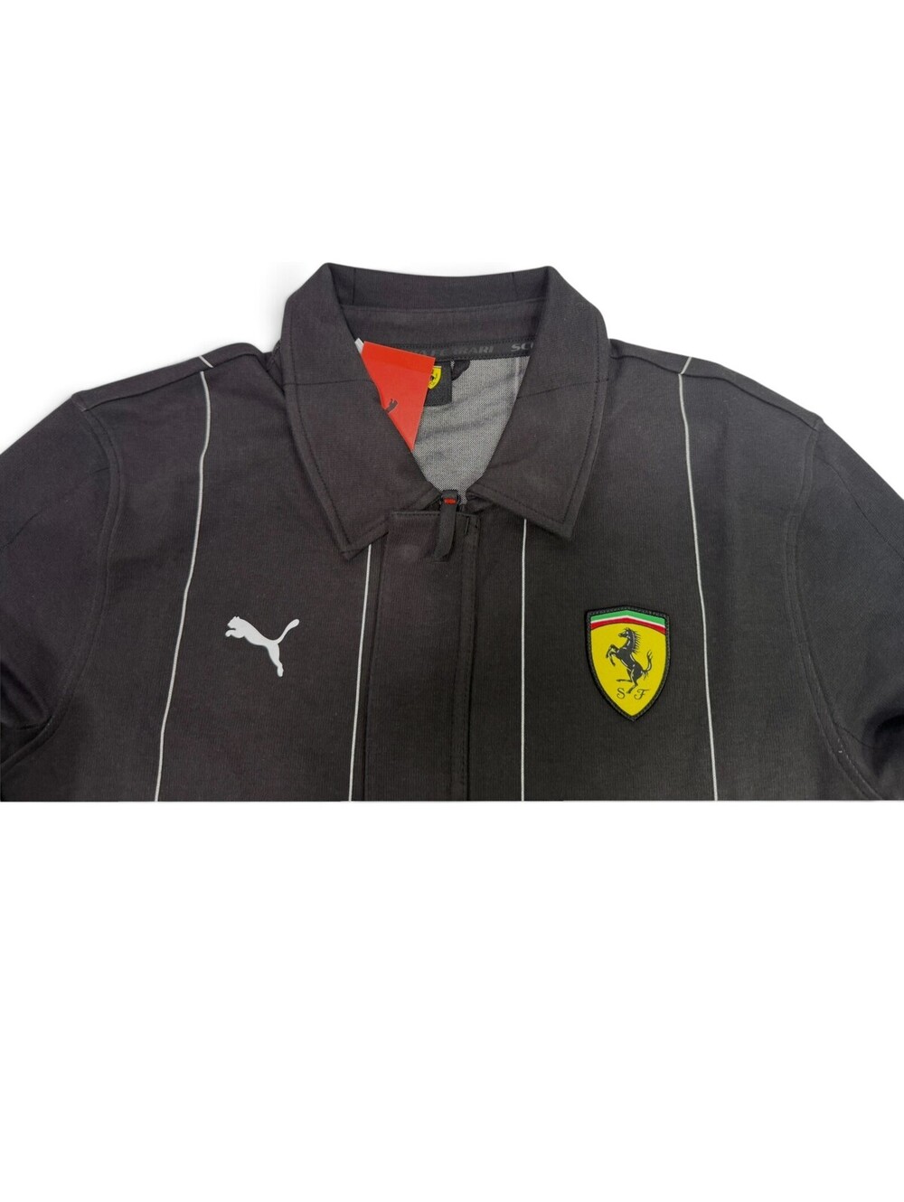 PUMA Ferrari Race Premium Suit Jacket & Pants BLACK Men's LARGE L - Picture 9 of 9